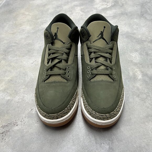 Nike Air Jordan 3 Retro Men's Family Affair Olive Green DN3707 202 - New - Picture 4 of 7